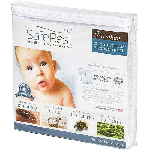 Crib Premium Zippered Encasement, view 2