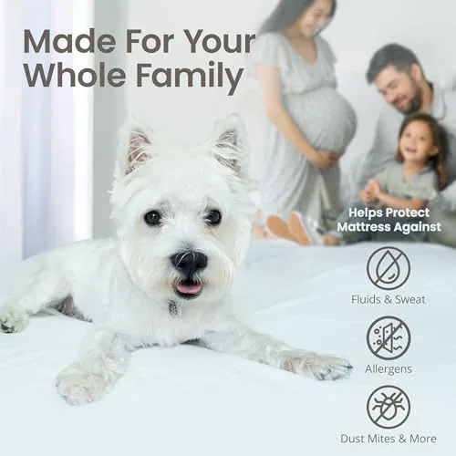 Queen Mattress Protector, Style SR-D3272, view 4